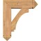 Ekena Millwork Imperial Arts and Crafts Smooth Bracket w/ Offset Brace, Western Red Cedar, 7 1/2"W x 24"D x 28"H BKT0806X24X28IMP03SWR - alternate 4